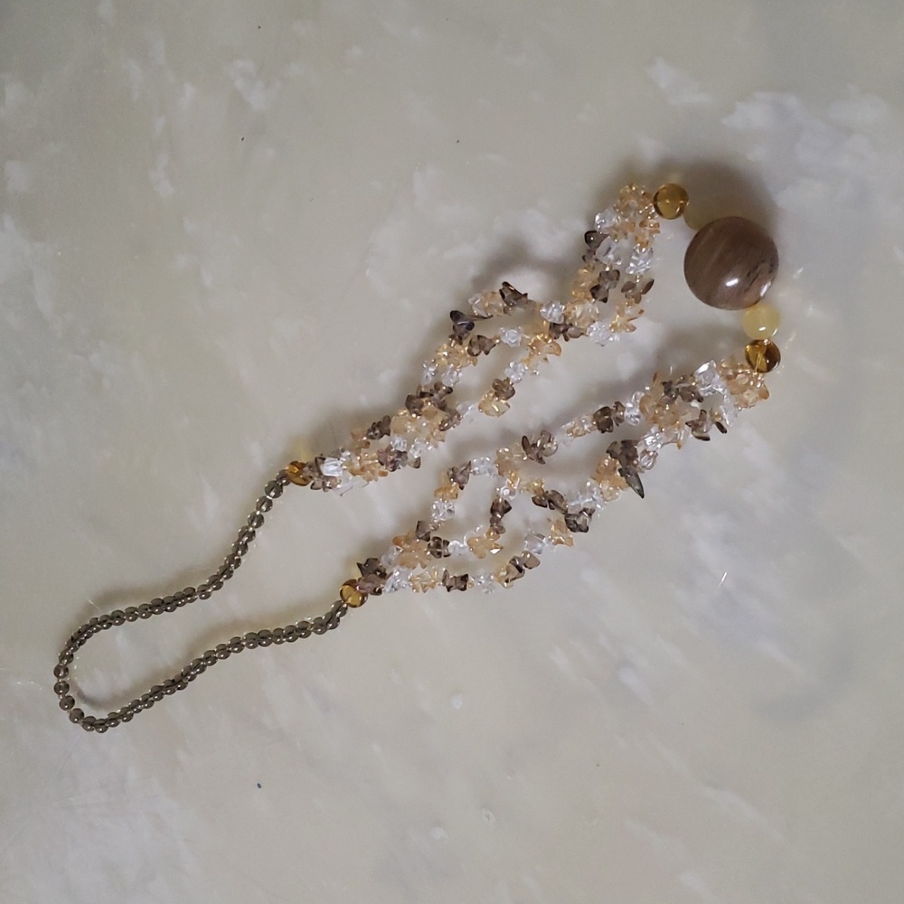 Golden Rutilated Qz Crystal Qz GLASS 31 inches